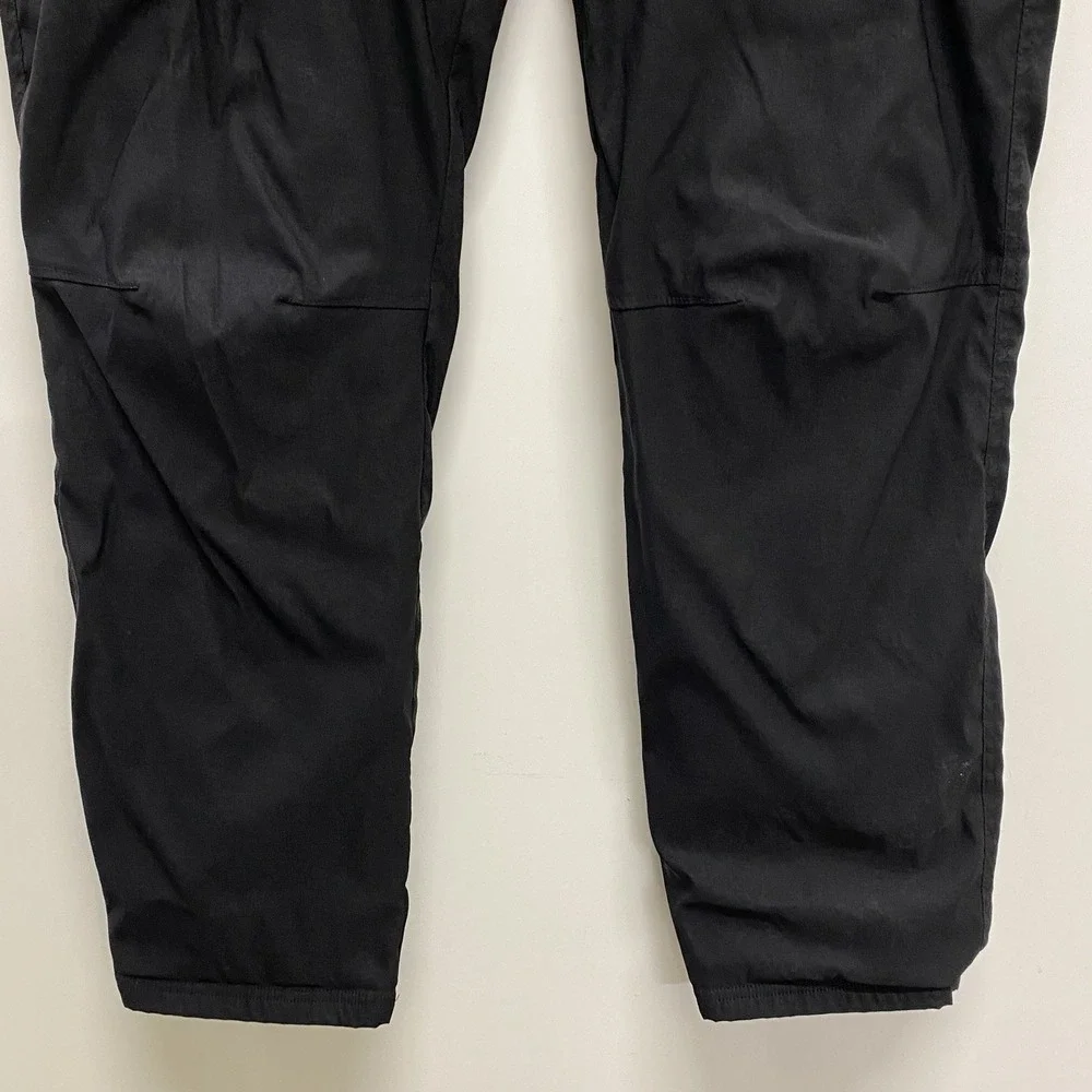 Eddie Bauer Black Fleece Lined Mens 40x31 Nylon Pants Hiking Outdoor Snow Travel